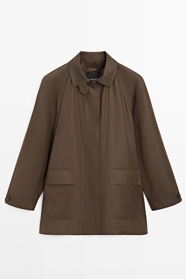 Cepli uzun parka - 5