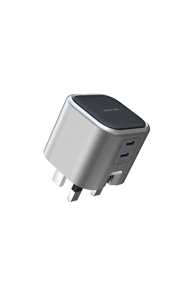 محول طاقة GaN بقدرة 45 واط مزود بمنفذي USB-C