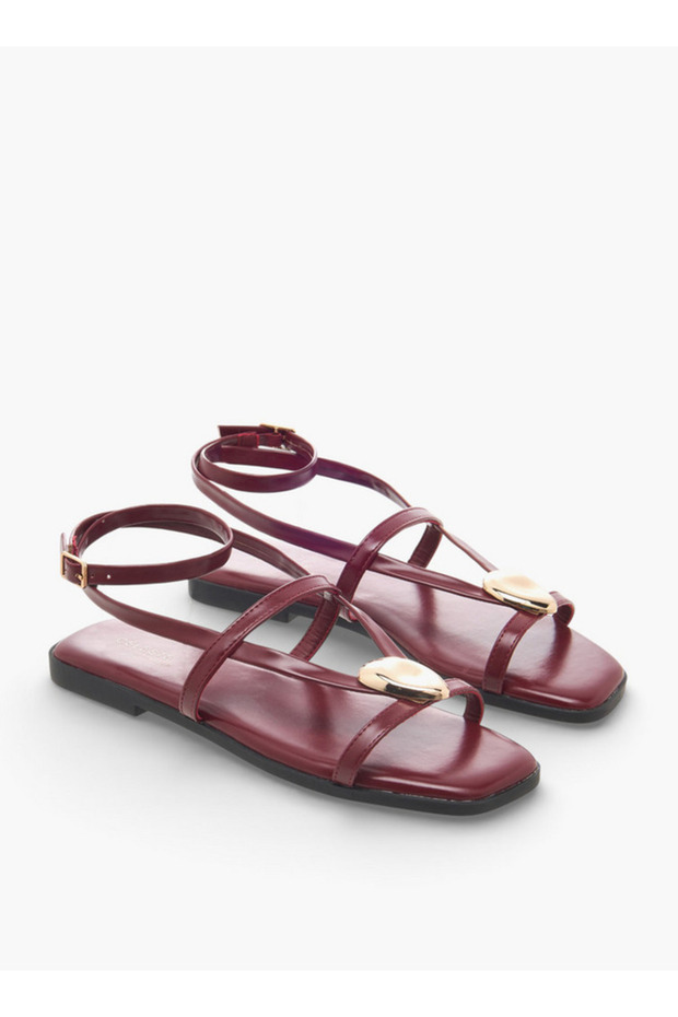Women Ankle Strap Flat Sandals