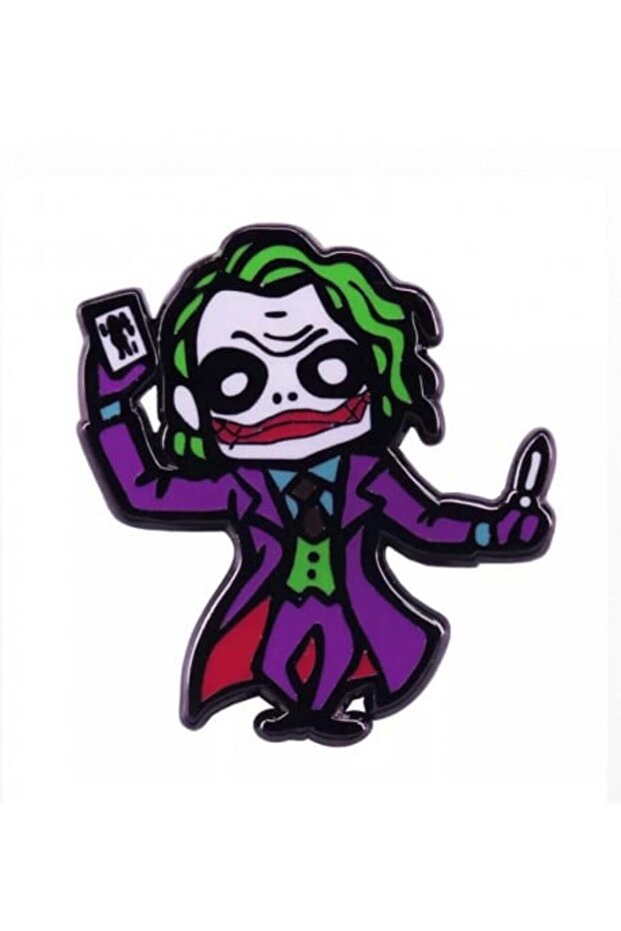 Joker brooch