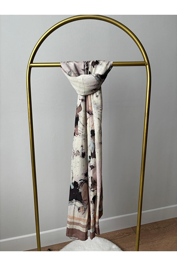 Kuyis Desen Bambu Şal - 2