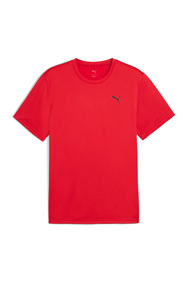 Tad Essentials Solid Cat Erkek Kırmızı Antrenman T-Shirt 52590811 - 1