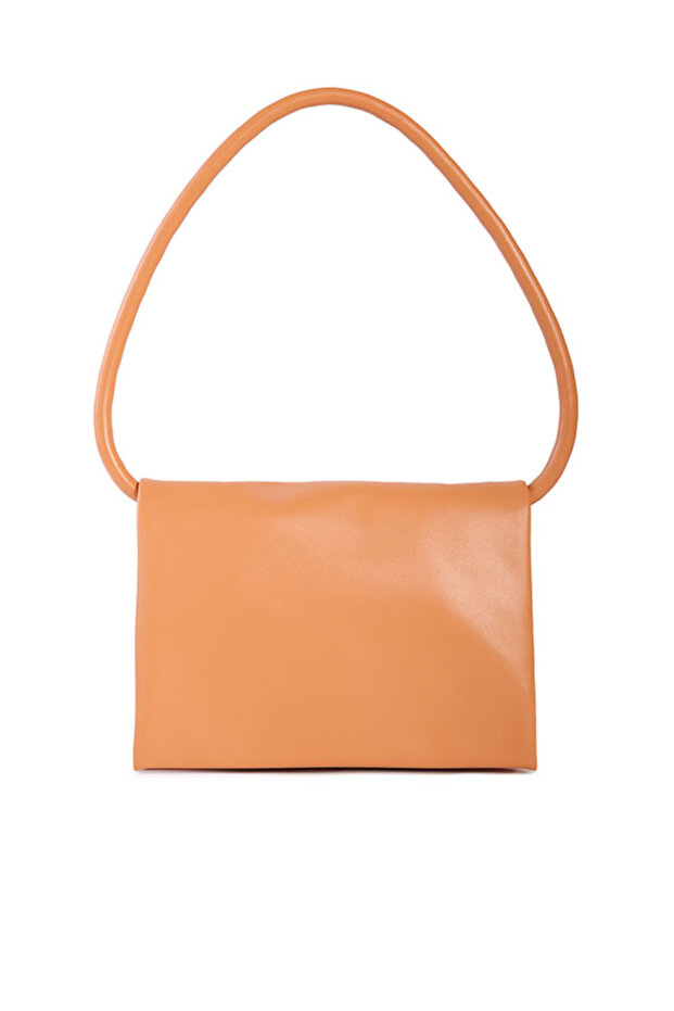 Women Three Fold Wrislet HandBag in Orange