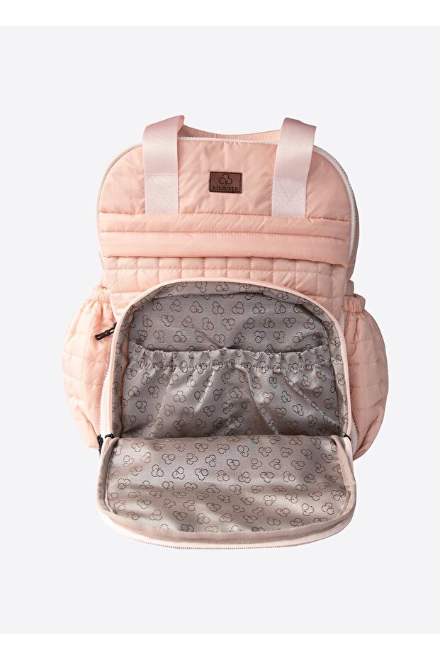 حقيبة ظهر رونا مبطنة بلون السلمون - 7