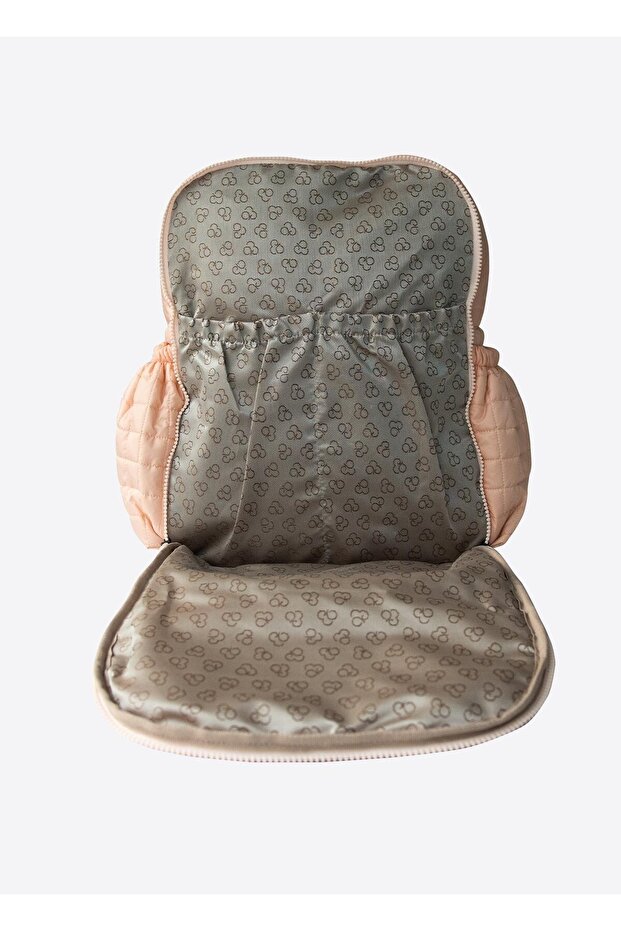 حقيبة ظهر رونا مبطنة بلون السلمون - 6