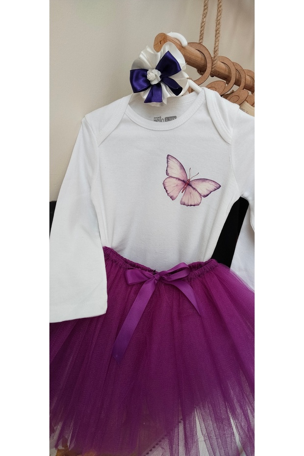 Girl's Tutu Skirt Badi Buckle Set Age 2