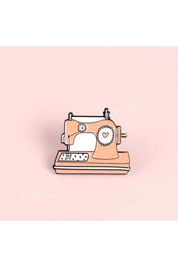 sewing machine brooch - 1