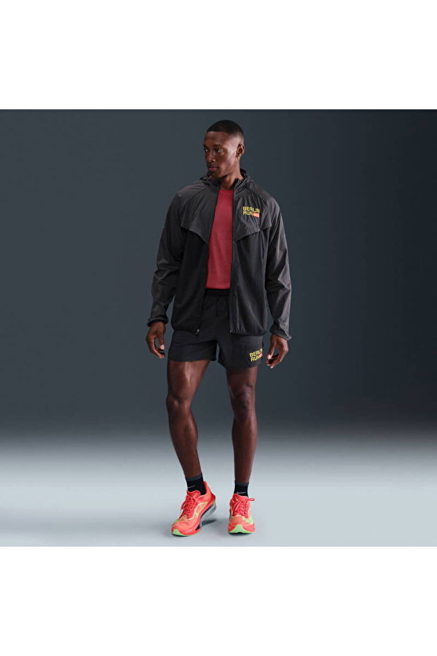 Stride Erkek Siyah Koşu Şortu - 2