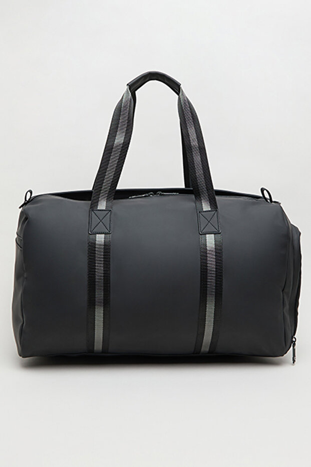 حقيبة سفر رجالية سوداء سادة - 2