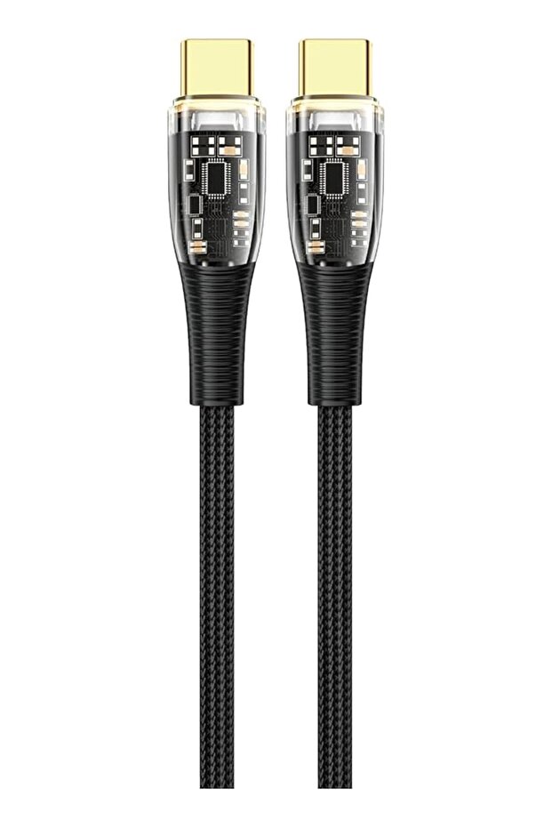 Type C to Type C 100W 2M Cable PD 3.0 Nylon Braided Super Fast Charging Cable, Compatible with 15Pro