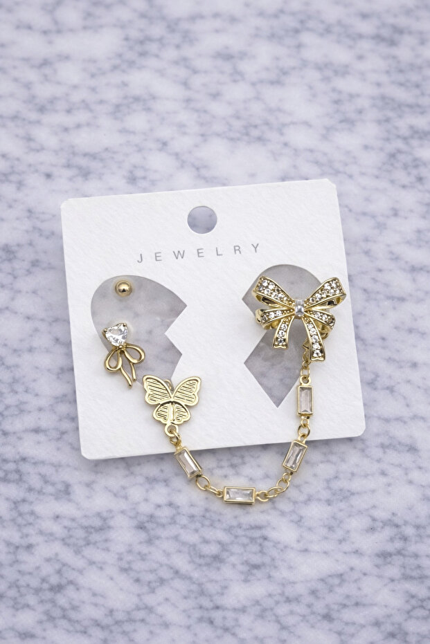 Earcuff küpe seti - 6