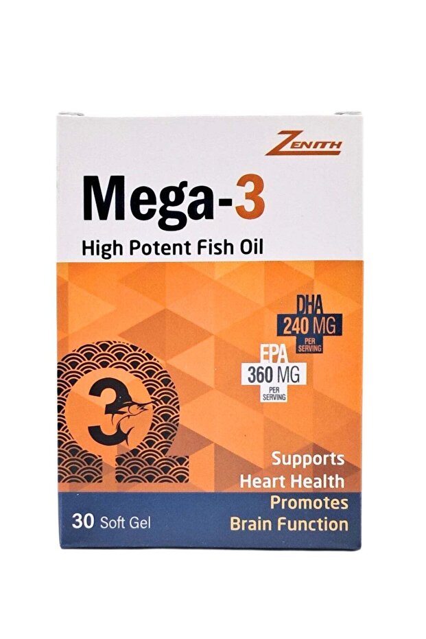 ميجا 3 جل ناعم 30 قرصًا - 1