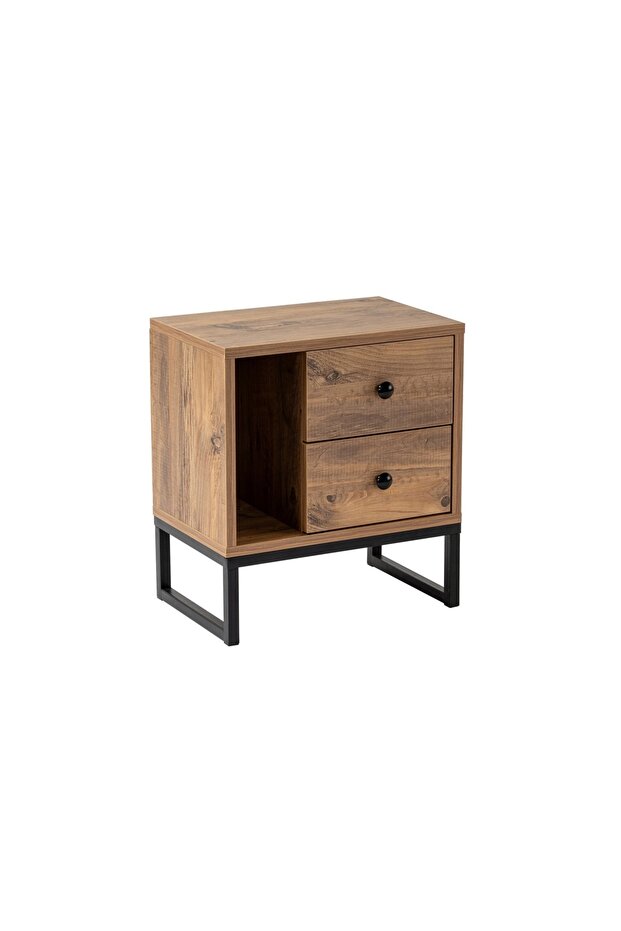 Glimmer Bedside Table Dark Green - 6