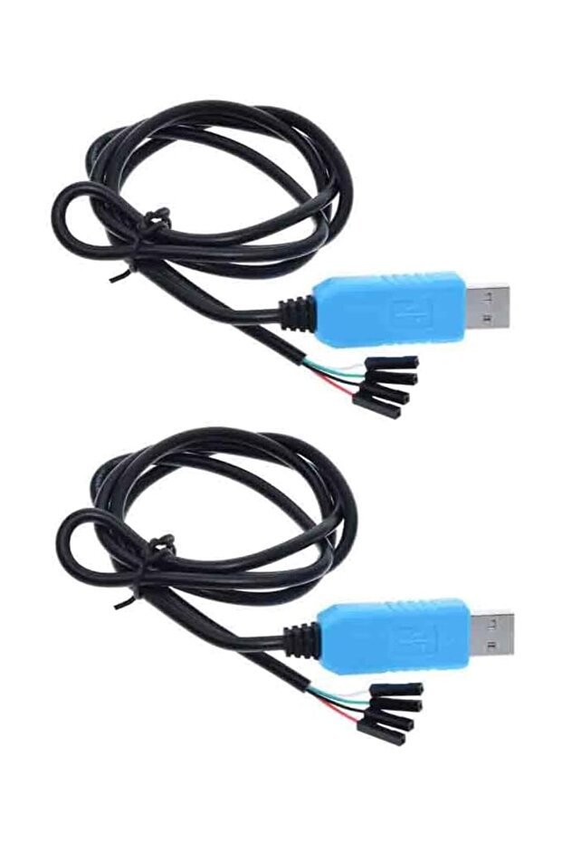 2PCS PL2303TA USB to TTL Serial Port Cable 4 Pin Female Socket 1M/39.37in 3.3V Converter