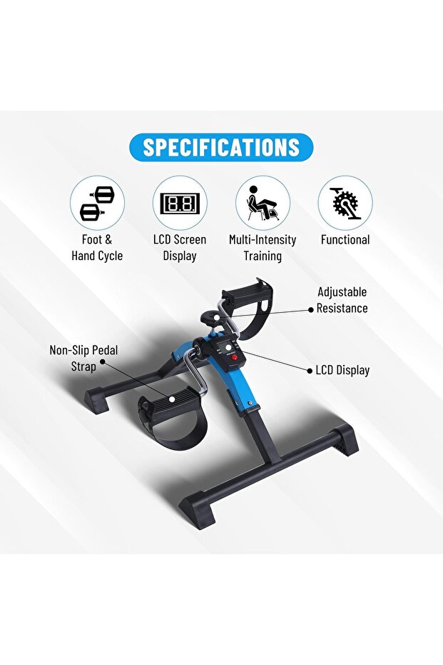 دراجة تمارين قابلة للطي مزودة بشاشة LCD - 2