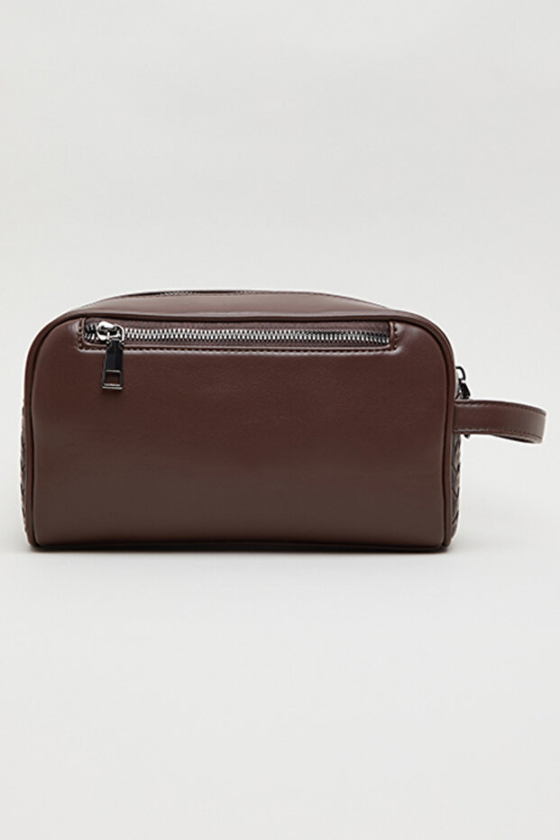 حقيبة سفر بنية اللون للرجال - 2