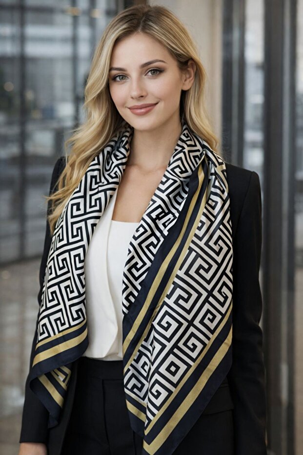 Sal1 Patterned Women's Shawl 180X90 cm