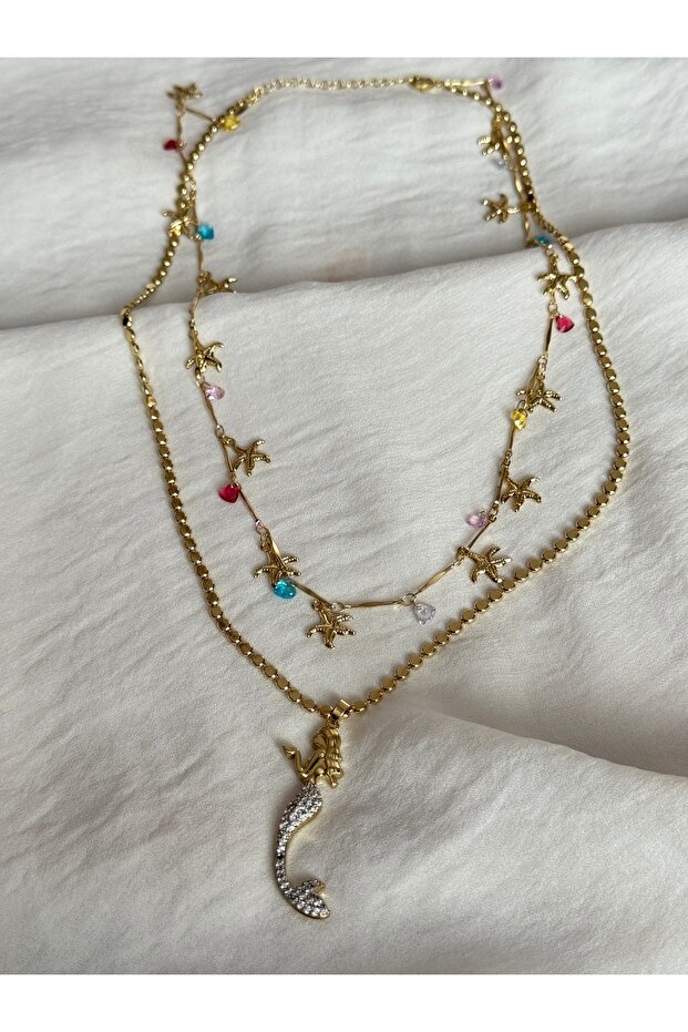 ikili çelik kolye - 2