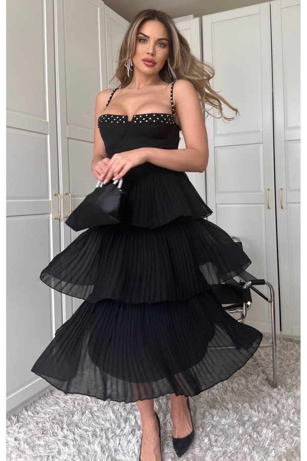 Rochie Midi Evolette Negru - 1