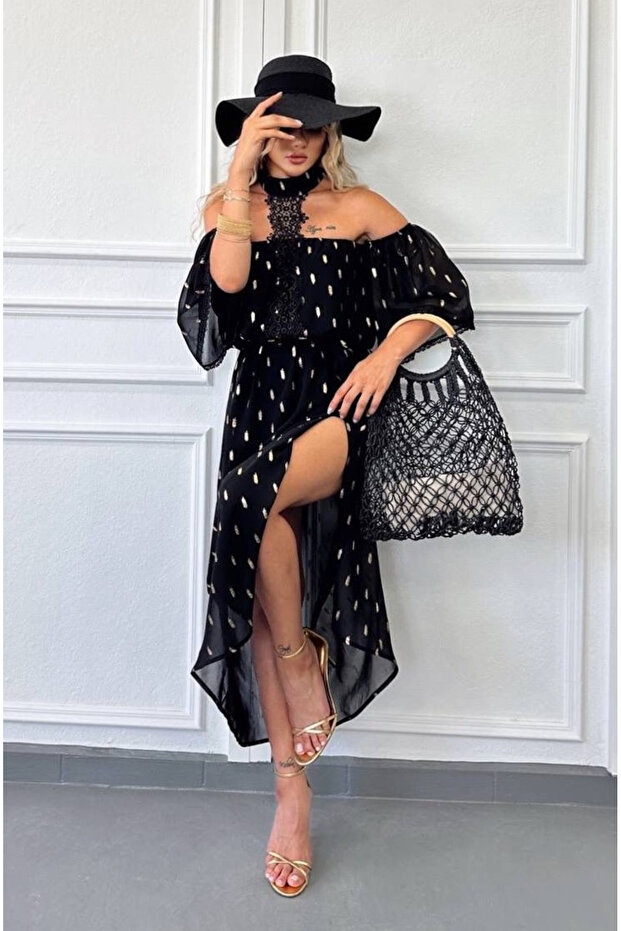 Rochie Lunga pe Umeri, Carlita - 1