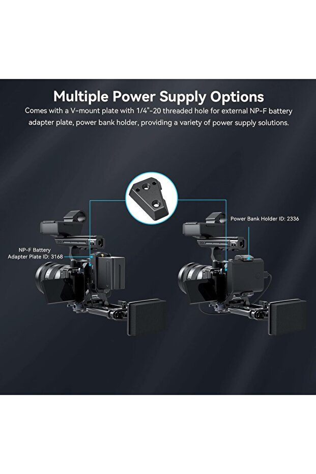 لوحة تثبيت البطارية على شكل حرف V رقم 4063 - 6