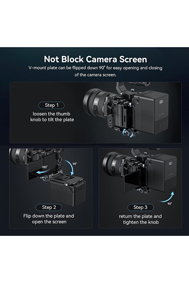 لوحة تثبيت البطارية على شكل حرف V رقم 4063 - 5