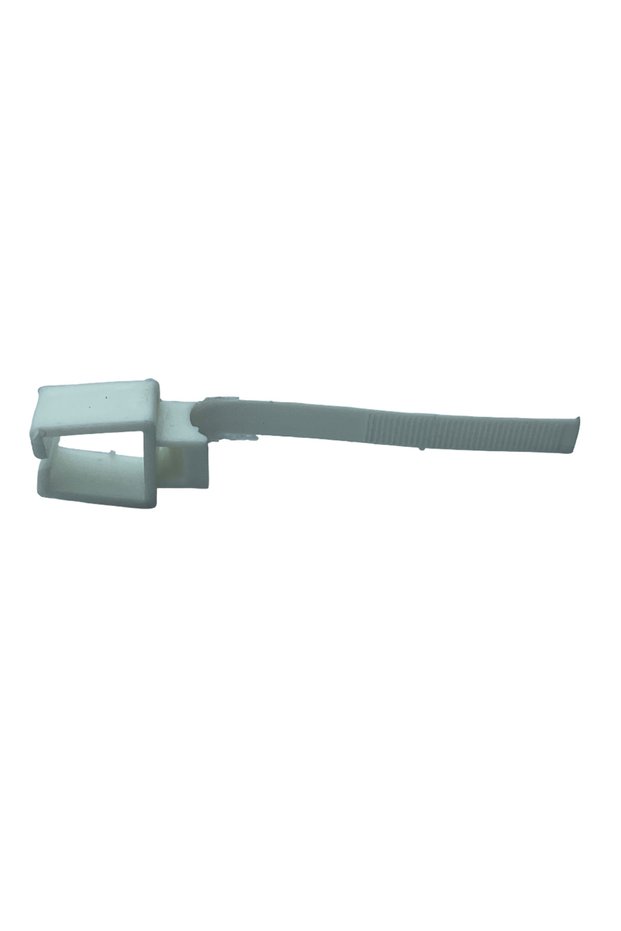 Rustic Curtain Rail Clamp White (1 Piece) - Spy287