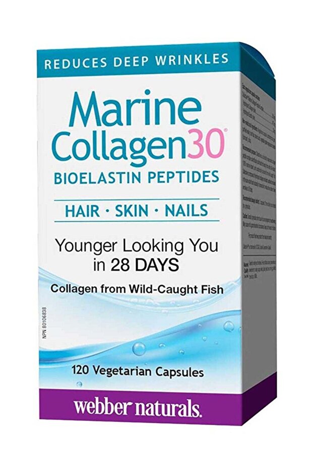 Webber Natural Collagen30 Marine Caps 120S