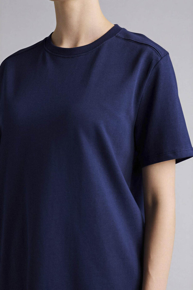 Regular Fit Basic Lacivert Kadın T-Shirt A9428AX/NV251 - 3