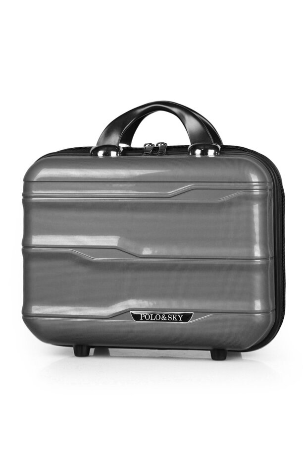 Azra Model Smoked Pp Polypropylene Unbreakable Makeup Bag Hand Luggage