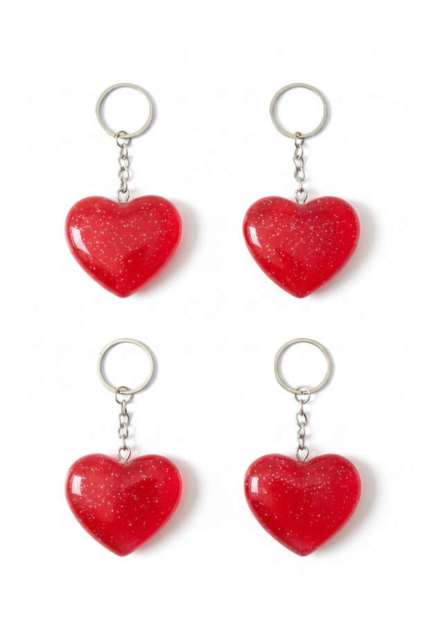 إيبوكسي كارتير (إيبوكسي على شكل قلب) ❤️   سلسلة مفاتيح - 1