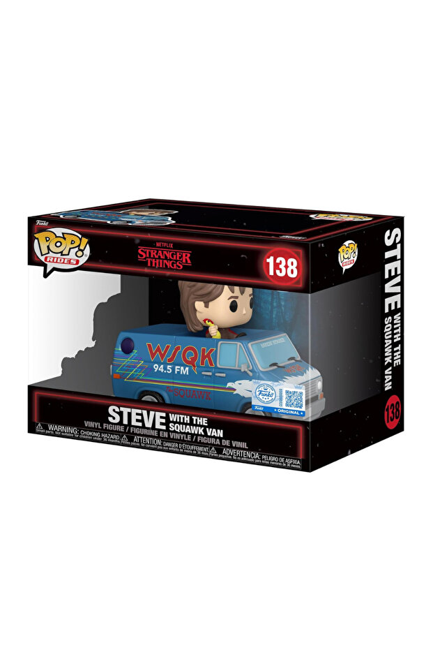 Pop Rides Deluxe: Stranger Things Steve With Squawk Van - 2
