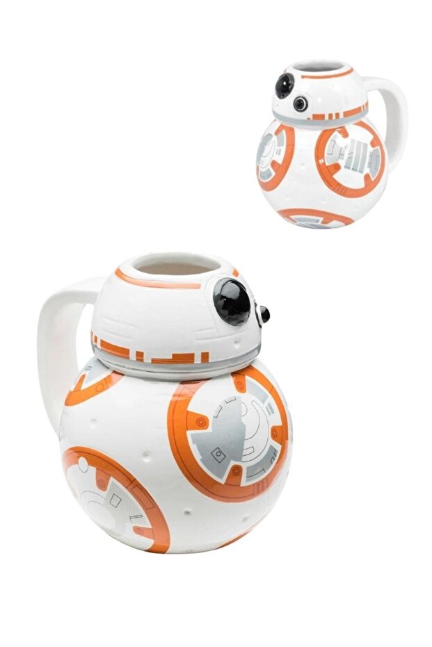 BB 8 Character Ceramic Mug Star Wars Inspired 3D Robot Coffee Cup