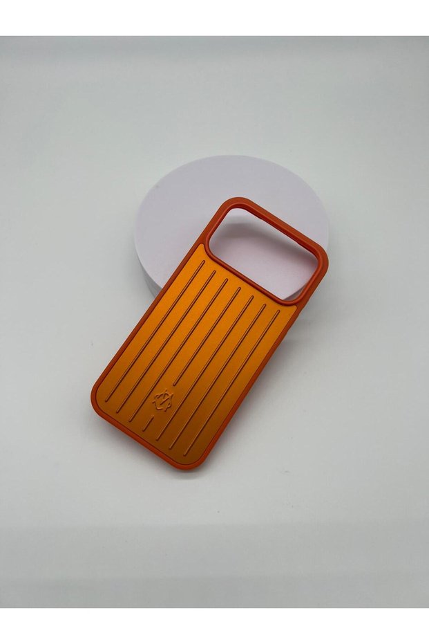 iPhone 17 Pro Compatible Premium Case Striped Suitcase Design Custom Phone Case Ultra Protection