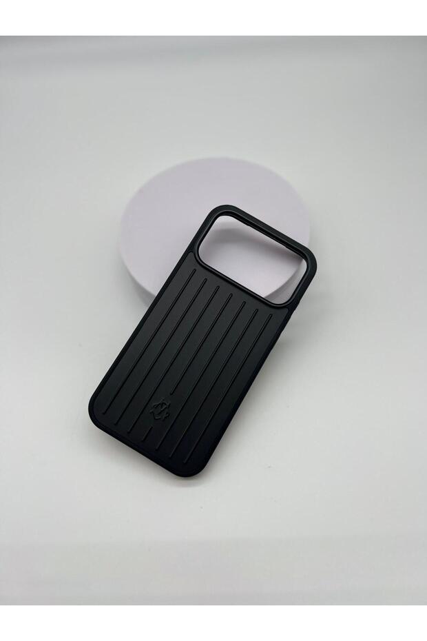 iPhone 17 Pro Max Compatible Premium Case Striped Suitcase Design Custom Phone Case Ultra Protection