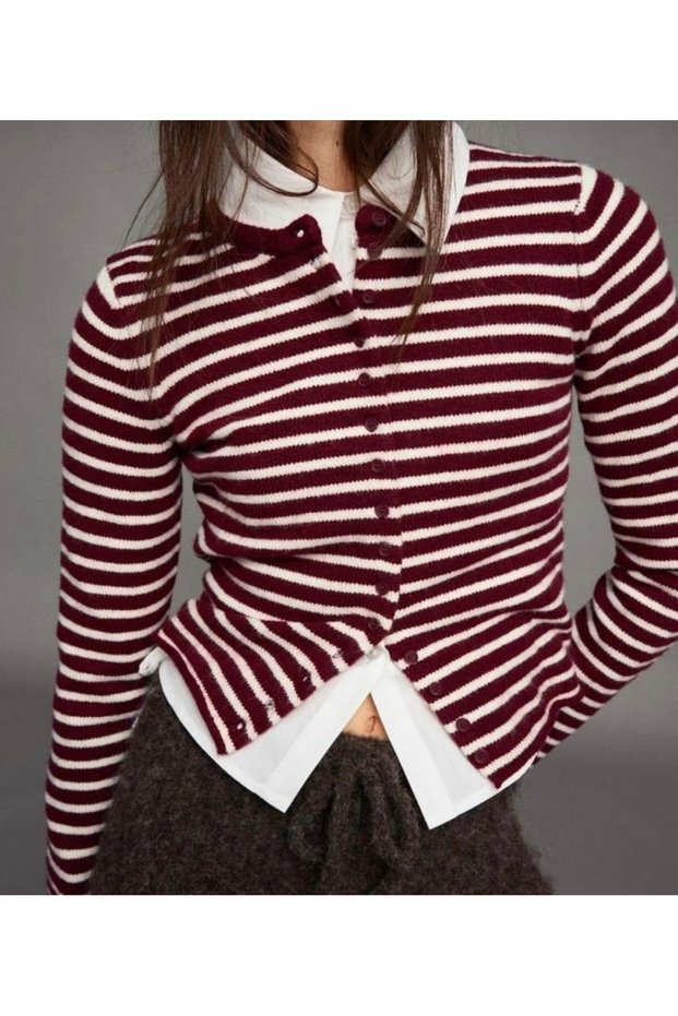Women's Crew Neck Brand Equivalent Cardigan