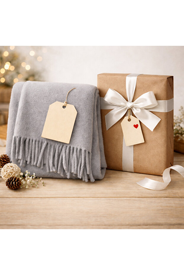 Gift Soft-Textured Shoulder Shawl-Kerchief (Sent with Gift Packaging and Note Paper)
