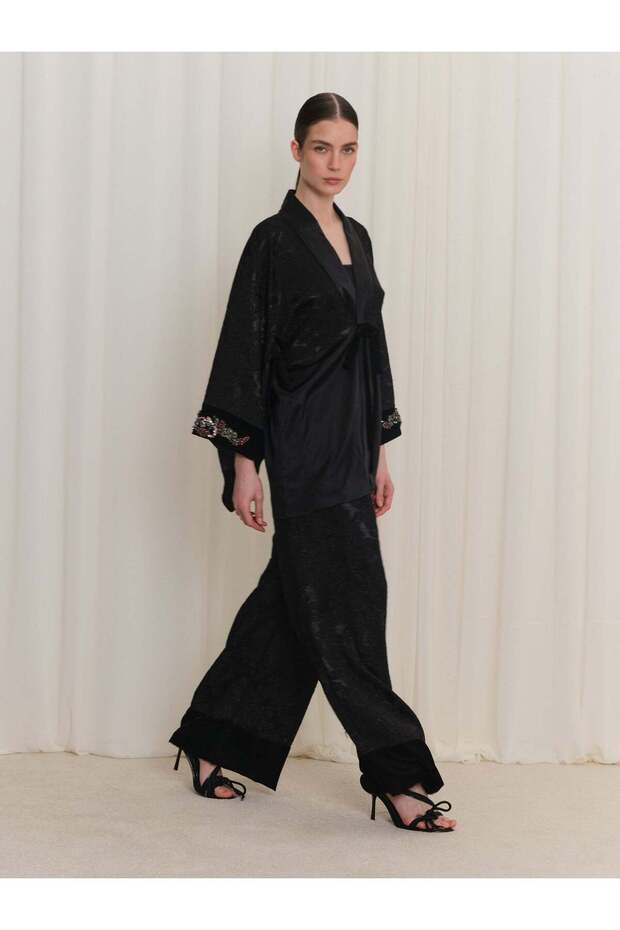 Jakar Desenli Ceket - 5