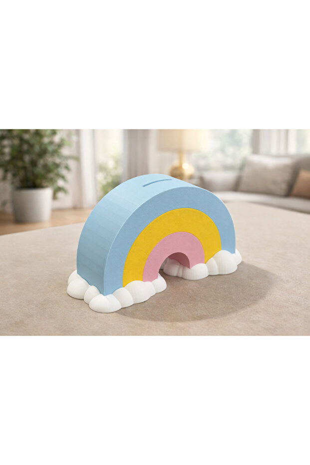 Rainbow-Shaped Piggy Bank