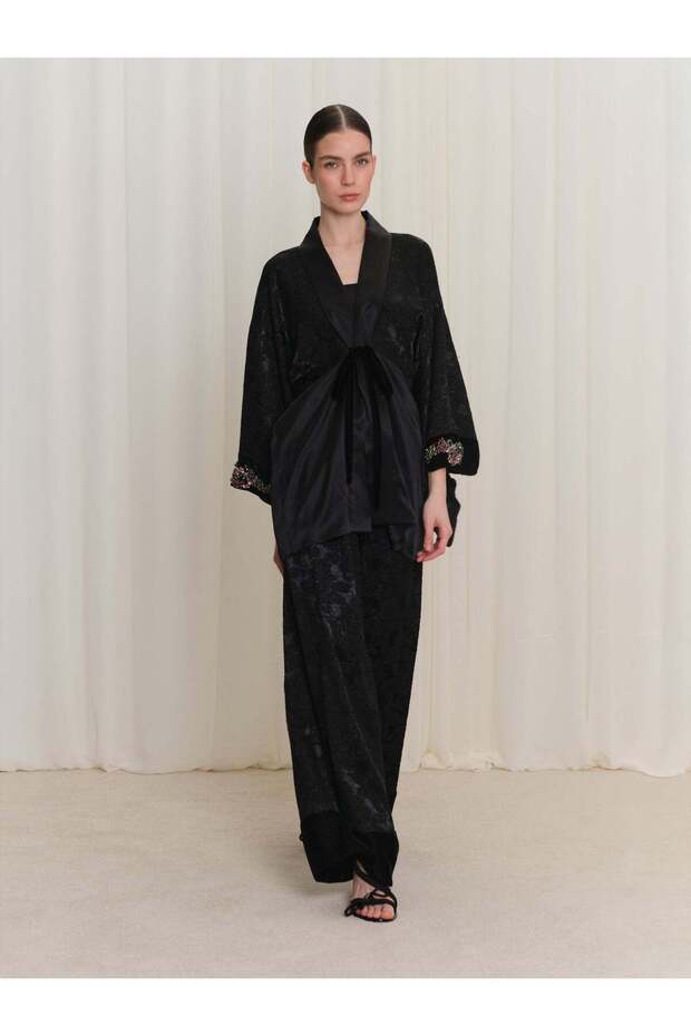 Jakar Desenli Ceket - 1