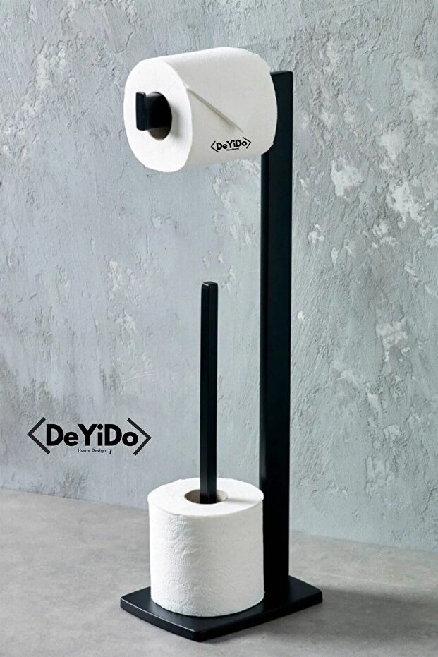 Toilet Paper Holder Spare Special Design Heavy Cast Footed Tip-Resistant Practical Bathroom Toilet WC Hook