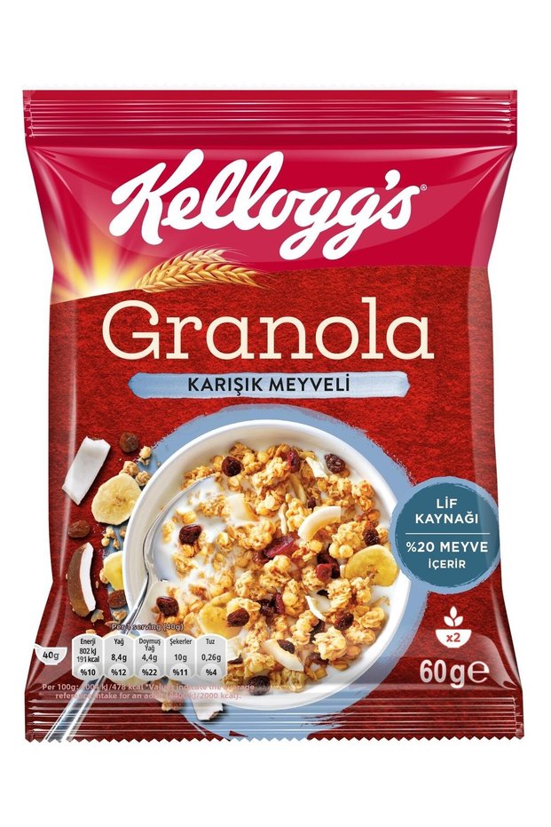 Mixed Fruit Granola 60 Gr