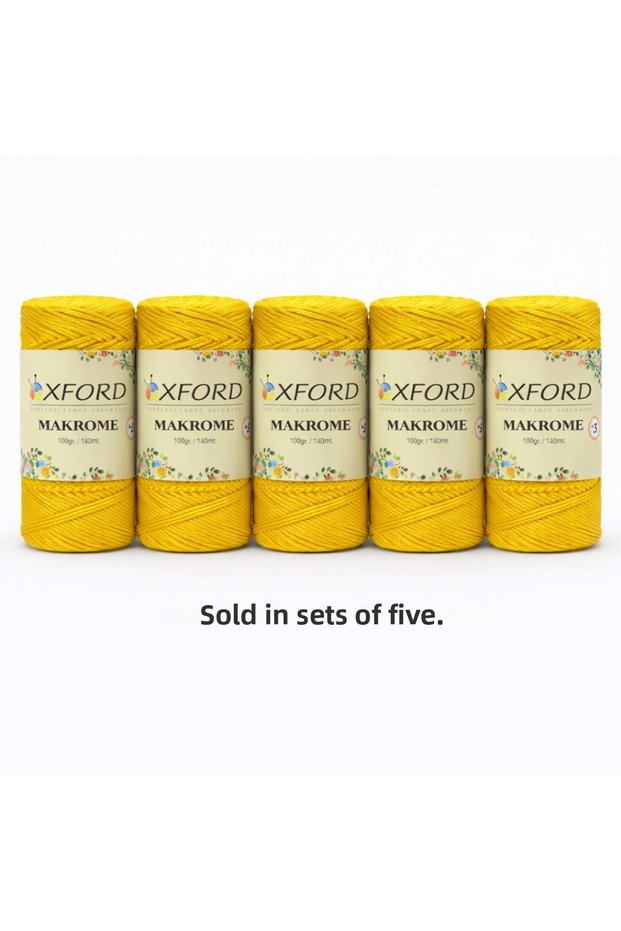 Oxford Macrame Cord No:3 5-Pack