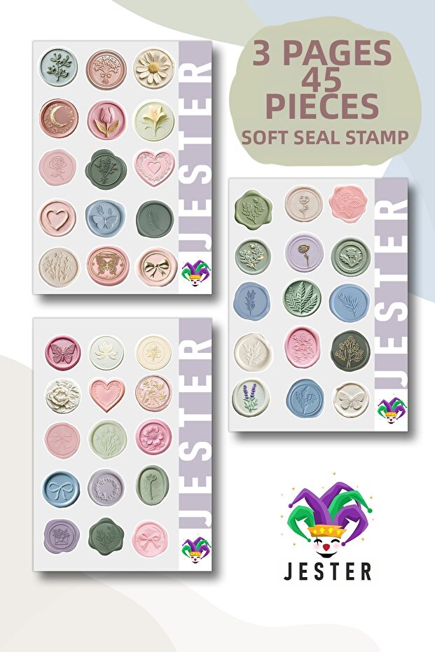 ملصقات ذات طابع خاص من Soft Seal، مجموعة من 3 قطع، ملصقات، دفتر يوميات، أجندة، مخطط، دفتر ملاحظات، سكراب بوك