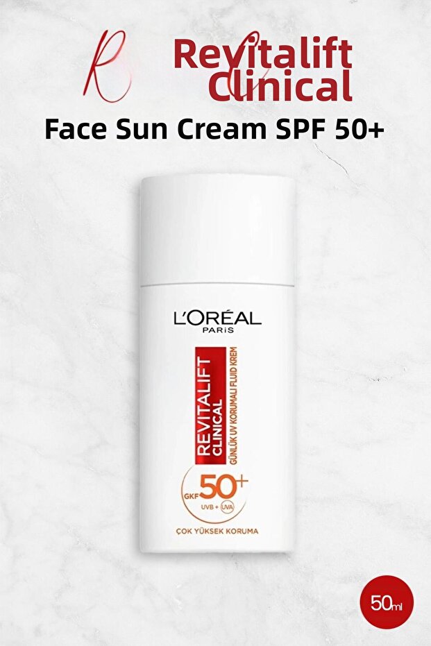 لوريال باريس ريفيتاليفت كلينيكال - SPF 50+ واقي شمسي للوجه 50 مل