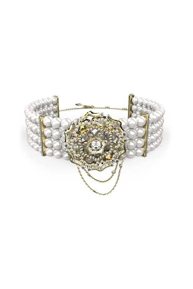 12 14 MOP PEONY CHOKER