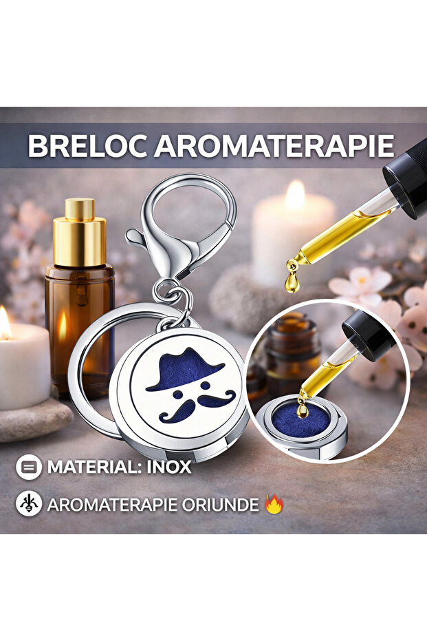 Aromatherapy Keychain Diffuser for Essential Oils V33 - 1