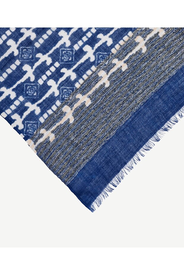 شال صوف بنمط مختلط - 2