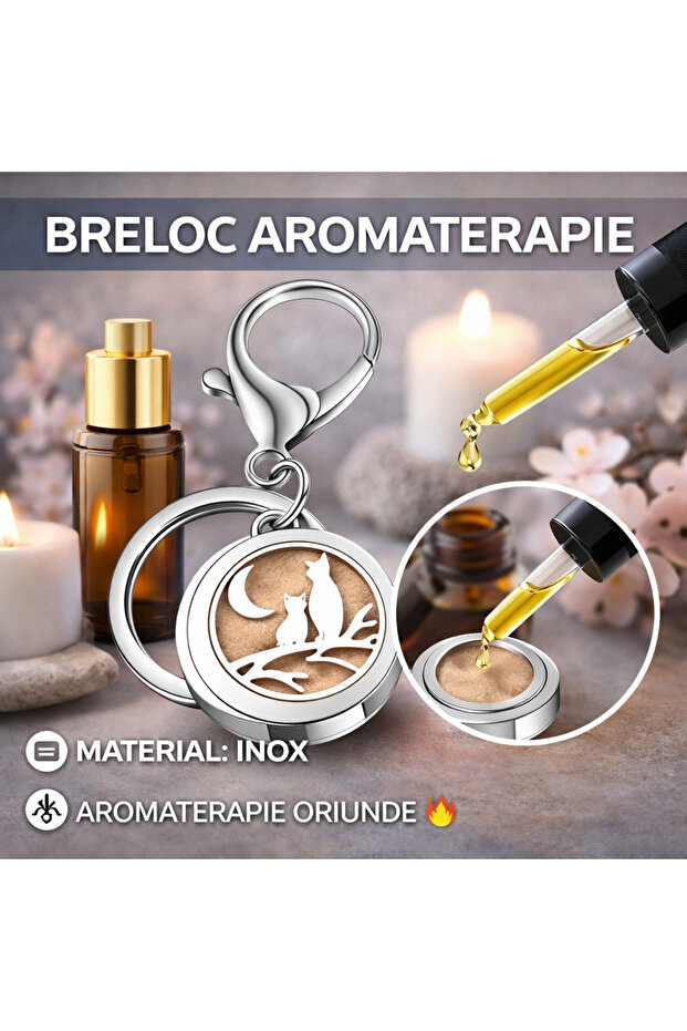 Aromatherapy Keychain, Diffuser for Essential Oils V13 - 1