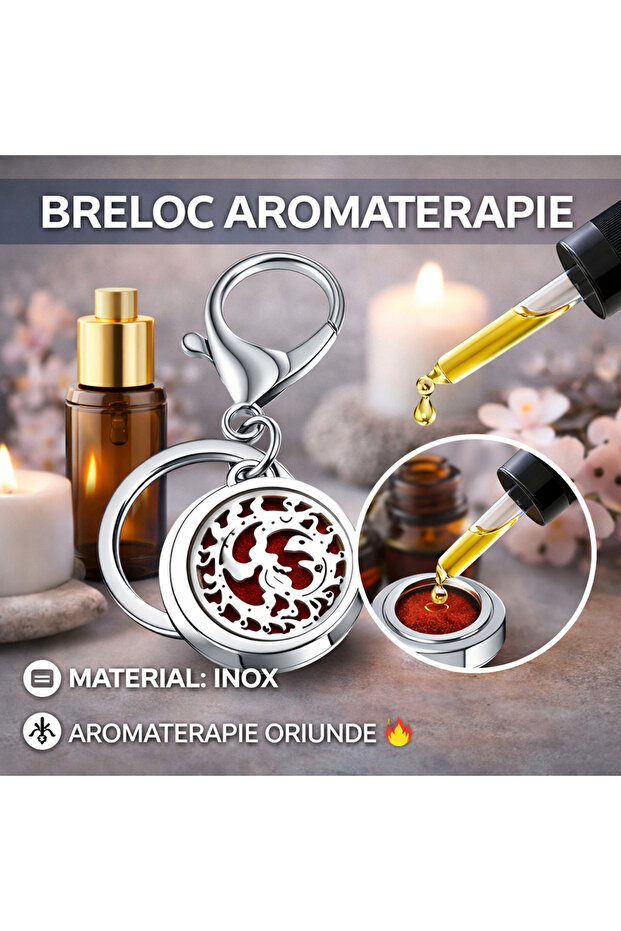 Aromatherapy Keychain, Essential Oil Diffuser V18 - 1